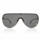 Versace Studded Rimless Shield