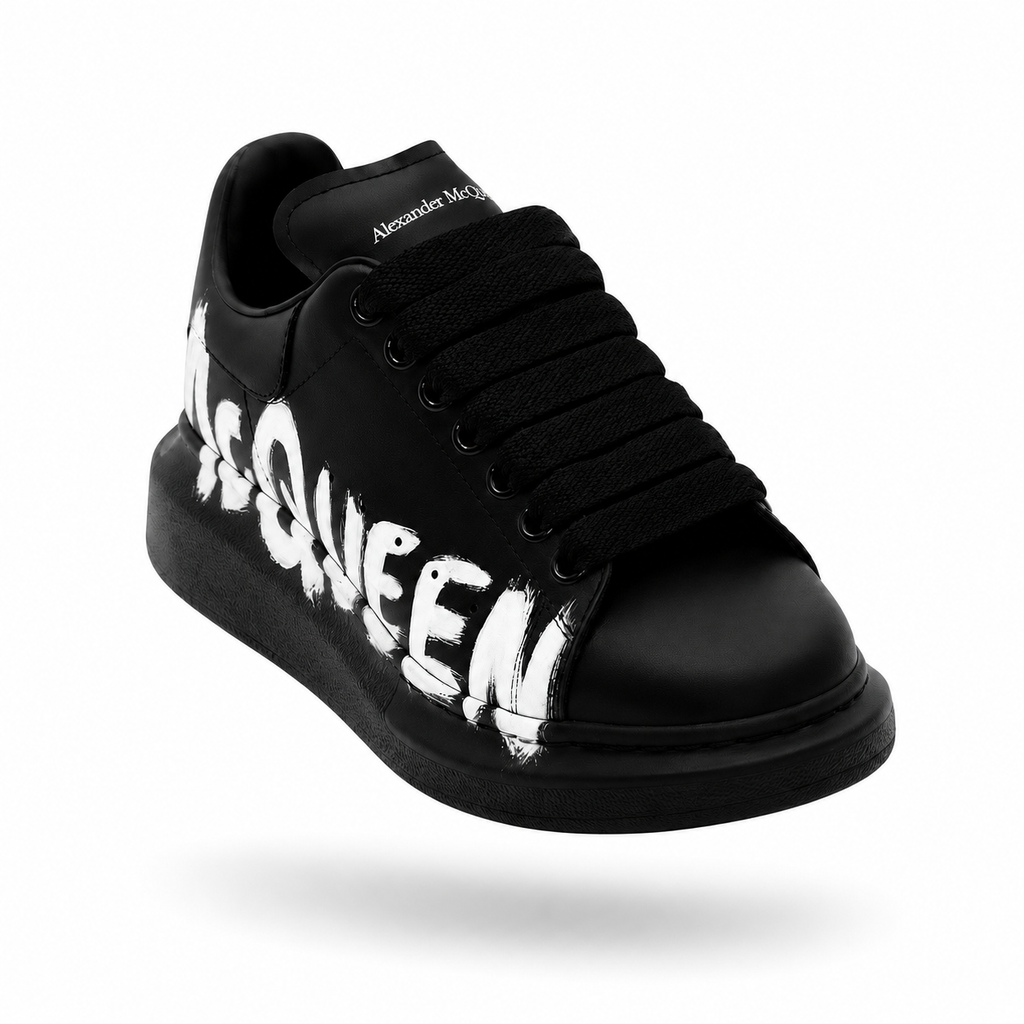 ALEXANDER MCQUEEN WHITE GRAFFITI