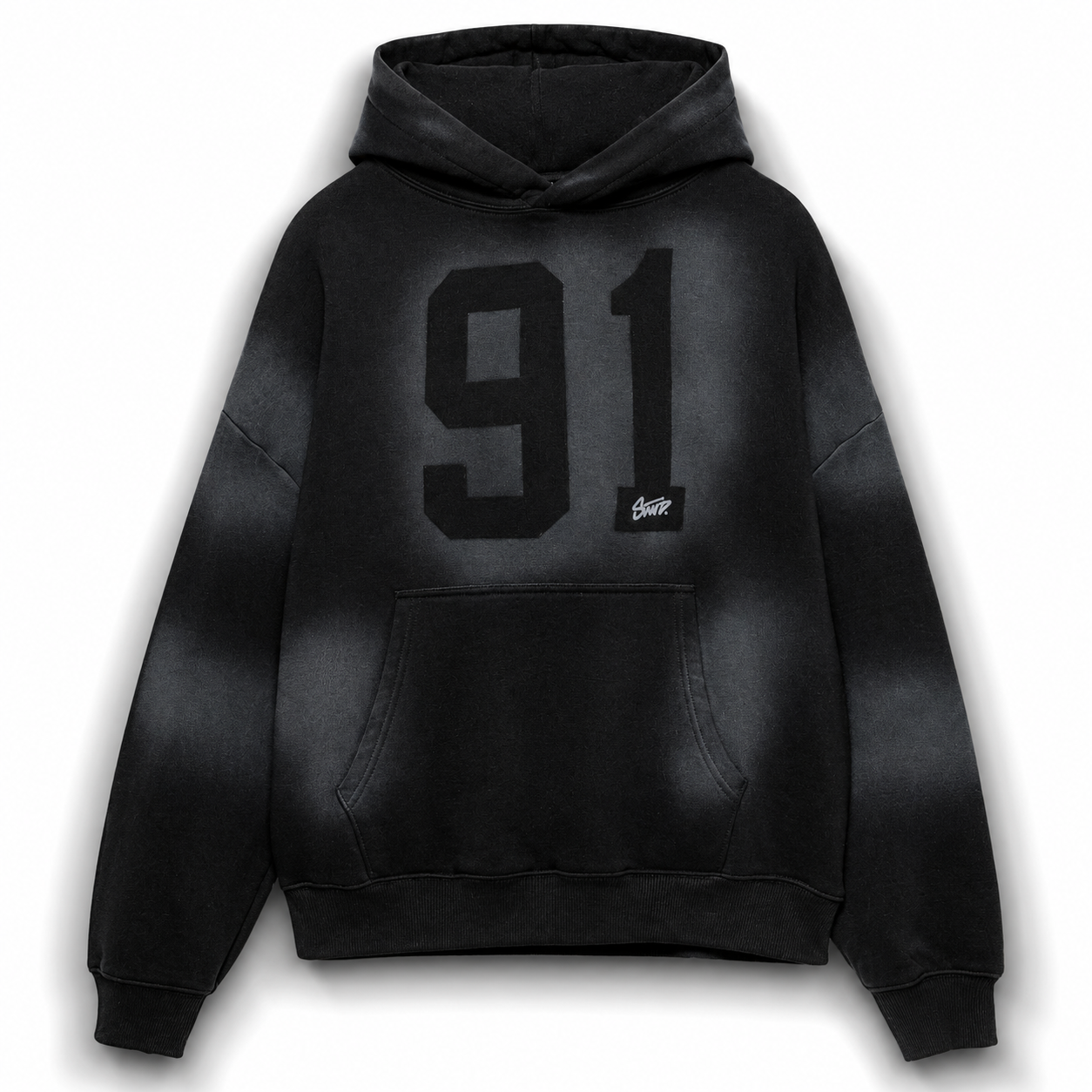 Sudadera capucha negra STWD 91