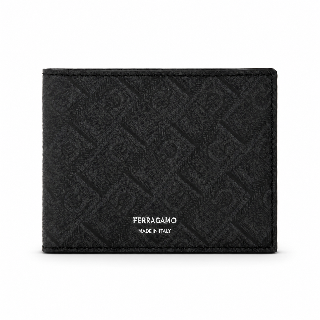 FERRAGAMO BLACK MONOGRAM