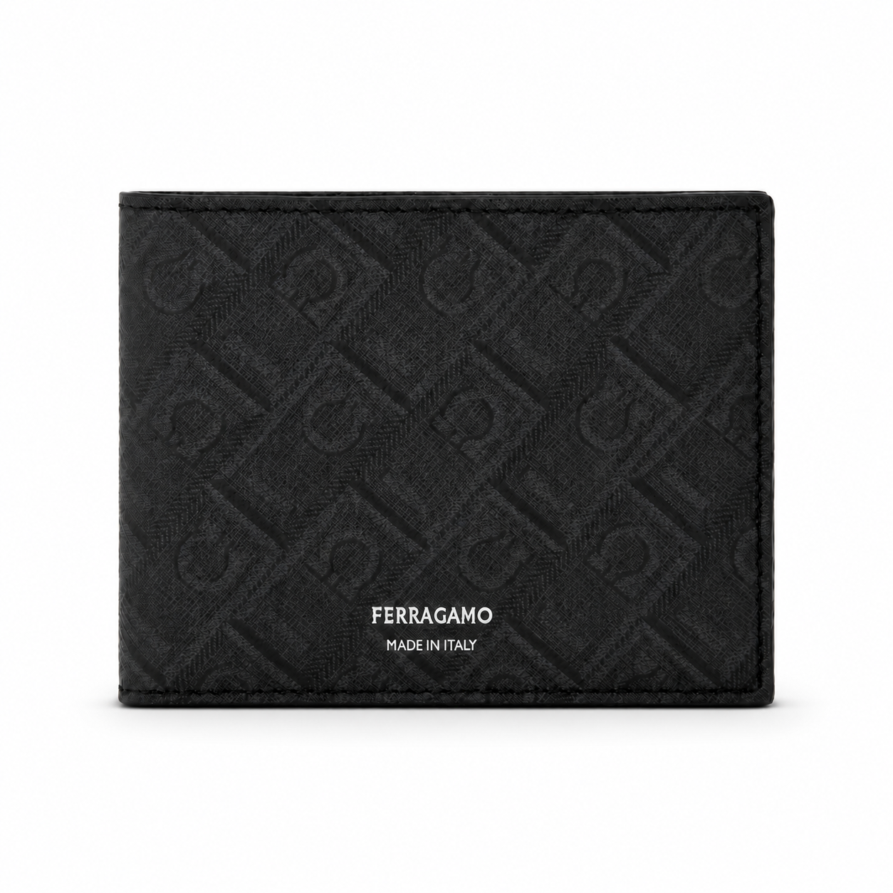 FERRAGAMO BLACK MONOGRAM