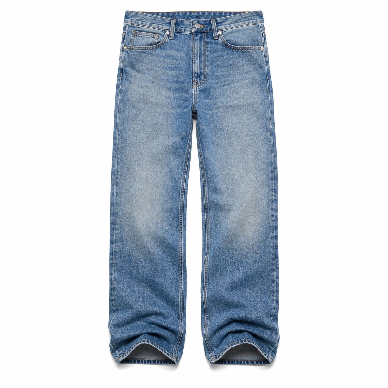 American Eagle Medium Blue Baggy Jeans