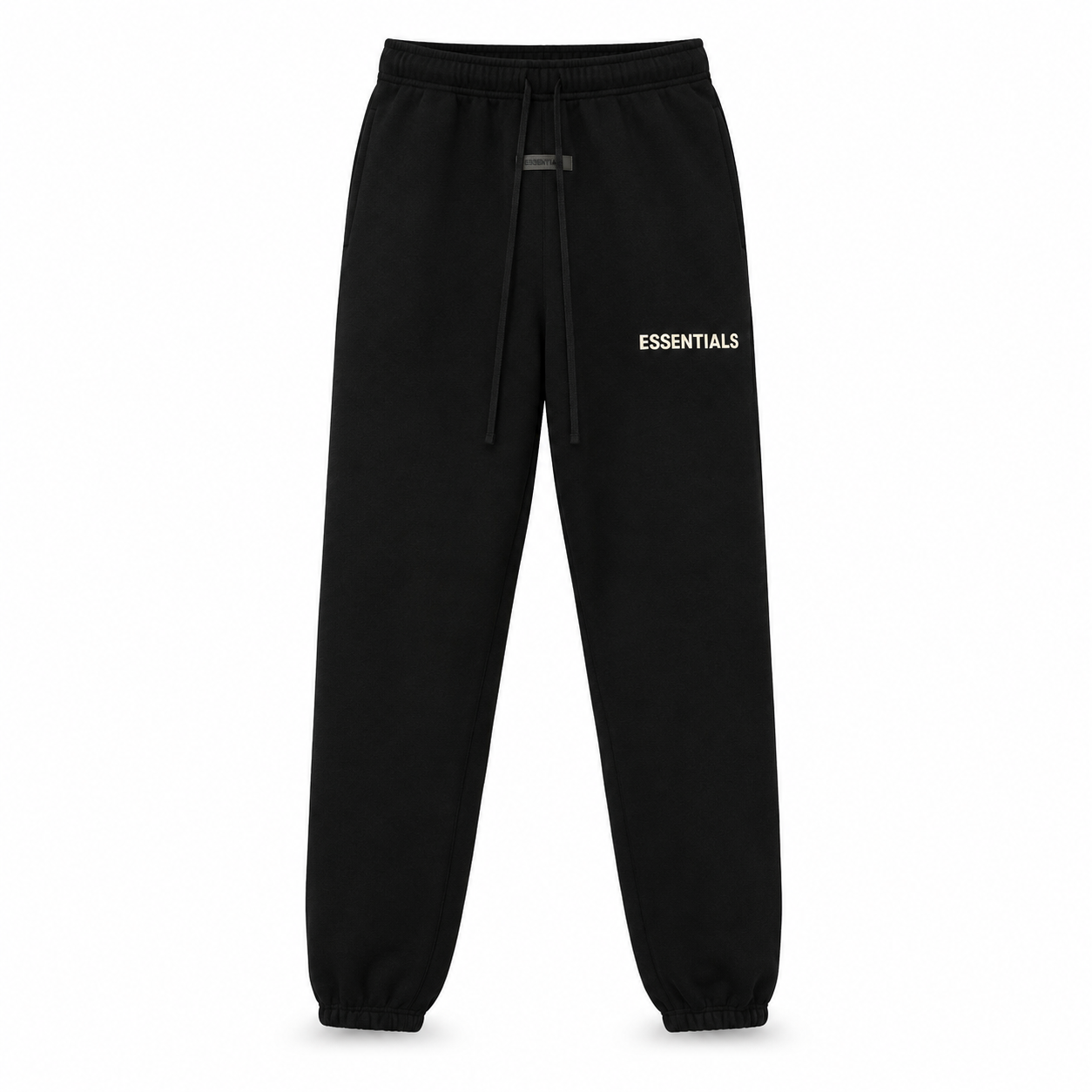 ESSENTIALS LOGO SWEATPANTS BLACK