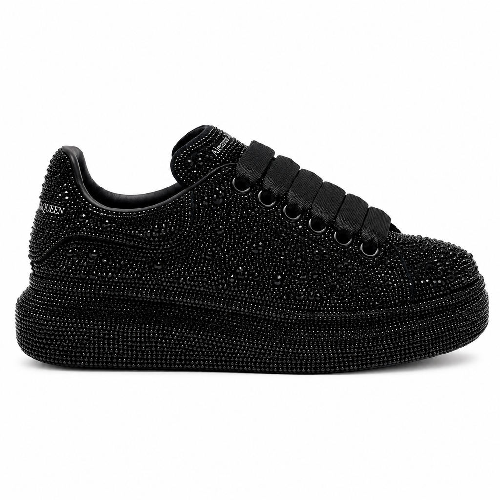 ALEXANDER MCQUEEN CRYSTAL BLACK
