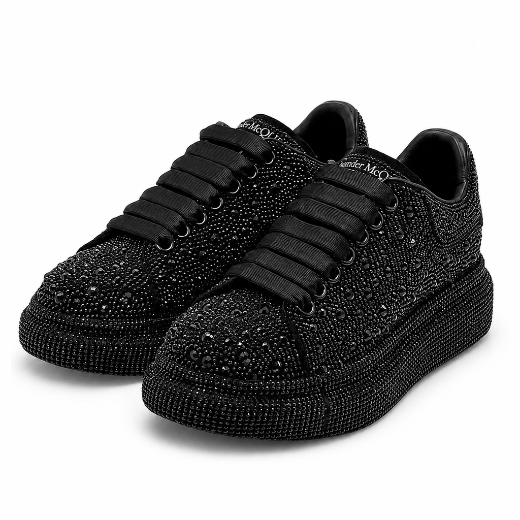 ALEXANDER MCQUEEN CRYSTAL BLACK