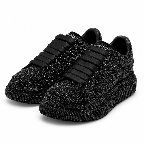 ALEXANDER MCQUEEN CRYSTAL BLACK